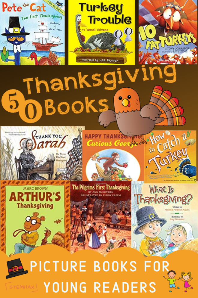 50 Thanksgiving Day Picture Book Collection - STEMHAX